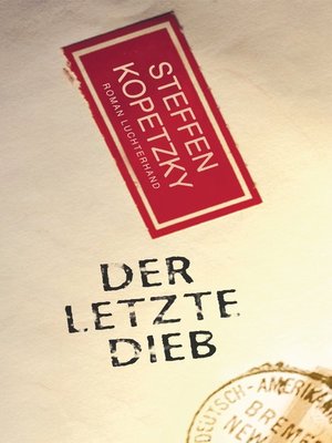 cover image of Der letzte Dieb